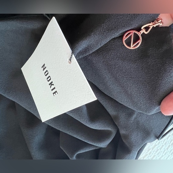 Nookie Lust one shoulder midi dress black NEW - Picture 13 of 16